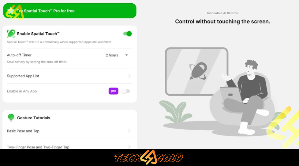 Background تحميل تطبيق التحكم في الهاتف بدون لمسه 2025